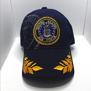US Air Force Embroidered Emblem Hat - One Size